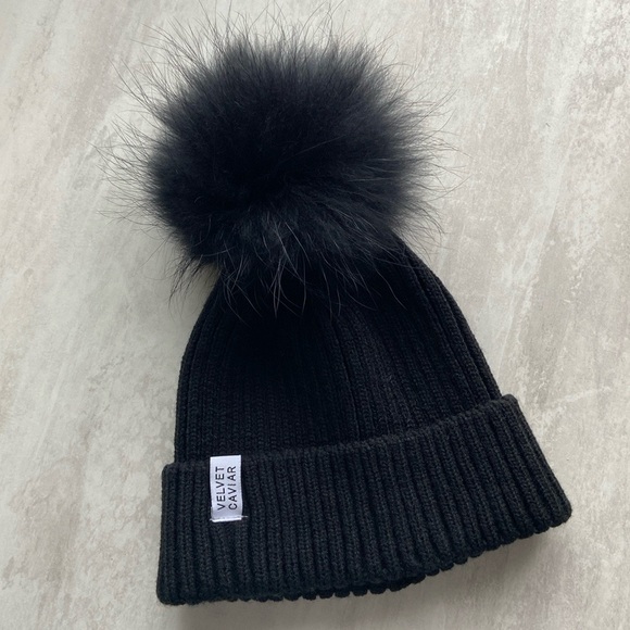 VELVET CAVIAR Pom Pom Toque - Picture 2 of 9